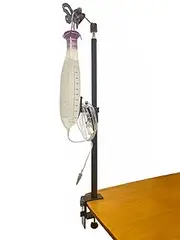 UISKOOPW Feeding Tube Stand, Muscle Portable IV Pole for Tube Feeding, Feeding Pump Rack for Gravity Syringes, Feeding Tube Holder Enteral Feeding Telescopic Pole
