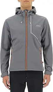 [Jeep] Men's Xp Man Hooded Tech Softshell Jacket W/Zipped Pockets Jx22a Jacket