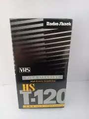 Radio Shack VHS Blank Video Tape - High Standard NEW HS T-120 Sealed P/N 44-460