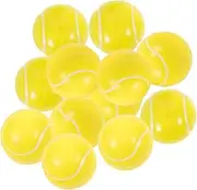 24 Pcs Mini Tennis Stress Balls Soft Foam Sports Plaything Stretchy Squeeze for Compact Design for Relaxation and for Party Favors and Sensory Play