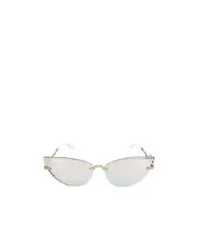 Rimless logo sunglasses 67 White