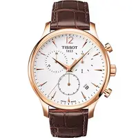 在飛比找PChome24h購物優惠-TISSOT Tradition 復刻計時腕錶 T06361