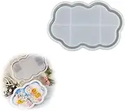 Cloud Shape Silicone Mold Tray, Resin Display Container, Trinket Storage Dish, Jewellery Holder, Decorative Vanity Plate