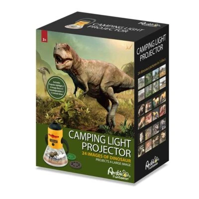 Dinosaur Mini Night Light Camping Projector - Lantern Torch Kids Learning Toy
