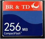 Compact Flash Memory Card Br&td Ogrinal Camera Card (256Mb)