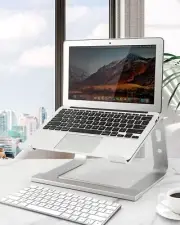 Laptop Stand, Computer Stand for Laptop, Aluminum Laptop Riser, Ergonomic Laptop