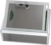 IWOWHERO Aluminium Alloy Wall Mounted Suggestion Box with Lock Lightweight and Complaint Mailbox for Mail Money and Checks Durable Outdoor Use