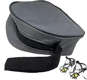 Crampon Case, Outdoor Crampon Holders Storage Pocket, Crampon Holders Zipper Organizer Pouch for Travel, School, Bathroom