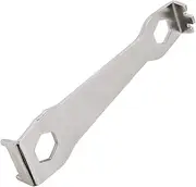 Bike Chainring Nut Repair Tool, Stainless Steel Crank Removal Wrench, Small & Lightweight Multifunction Bike Tool, for Bicycle Maintenance, with Special Design