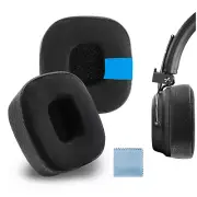 Geekria Ear Pads for Marshall Major III, Major IV, MID ANC Headphones (Black)