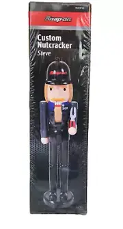 Custom Nutcracker STEVE Snap On Tools 16” Tall Wooden NEW SEALED