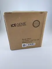 Ice Genie Deluxe Ice Cube Maker Tray 180 Cube Capacity Silicone Tongs Included