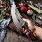 Slaughter Knife Butcher Cleaver Forging High Carbon 5Cr15 Stainless Steel Knives