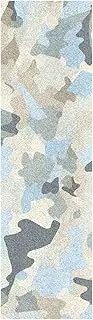 Amooorous Camouflage Watercolor Decorative Grip Tape Designs Skateboard Anti Slip Grip Tape Scooter Waterproof Cruiser Griptape 33×9 Inch