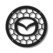 Flat METAL FOCAL Audio Protective Speakers SUB Grille Handmade Black Solid MEsh