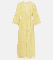 [Melissa Odabash] Melissa Odabash Tessa cotton beach cover-up AU 14 yellow