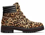 Timberland London Square Women's 6 inch Leopard Lace up Boots Leather A2GCR