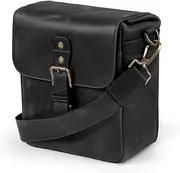 MegaGear Torres Mini MG1328 Genuine Leather Camera Messenger Bag for Mirrorless, Instant and DSLR Cameras