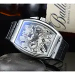 FRANCK MULLER YACHTINGVANGUARD系列石英機芯雙小錶盤時尚精緻商務腕錶