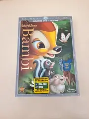 BAMBI - Disney Diamond Edition SLIPCOVER + DVD + BLU-RAY NEW/SEALED