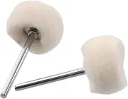 [SKFGNX] 20PCS Polishing Wheels Fine Shank Wool Polishing Head Grinding Jewelry Metals Wheels Buffing Felt Metal Polish Rotary Tool Part,20pcs,1