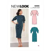 New Look Sewing Pattern N6681 6681 Misses' Dress