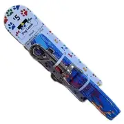 Leash Small Dog Up To 20 lb Blue Splatter Print 48x5/8" New