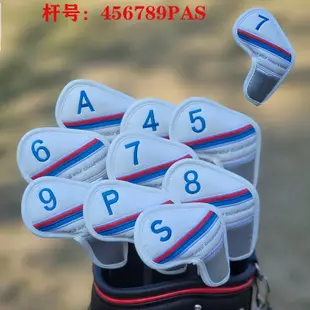 WGC高爾夫球杆套 PG笑臉杆頭套 保時捷五角星鐵桿套 保護帽套 磁鐵閉合#高爾夫球袋 高爾夫球 高爾夫球杆袋 高爾夫球