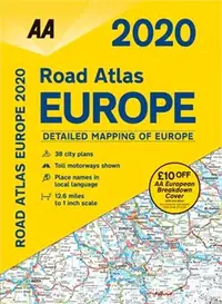 在飛比找三民網路書店優惠-Road Atlas 2020 Europe
