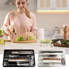 Tableware Storage Rack Knife Block Holder Multi-compartment Cutlery Box