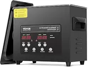 [VEVOR] 3L Ultra Sonic Cleaner, 120W Digital Ultrasonic Cleaning Machine with Gentle Mode & Upgraded Degassing, 40kHz Ultrasound Cleaner Machine with Heater & Timer for Jewelry, Glasses, Tools Retainer