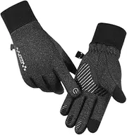 [Oshhni] Kids Winter Gloves Ski Gloves Touch Screen Mittens Windproof Fleece Liner Nonslip Thermal Cycling Gloves for Running Skiing