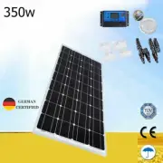 12V 350W Solar Panel Kit Mono Fixed Home Caravan 30A Controller Battery Charging