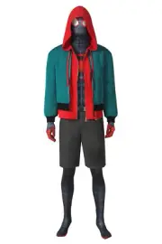 Spider-Man Into the Spider-Verse Miles Full Set Costume Cosplay Halloween