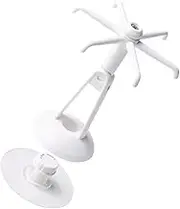 iplusmile Multi Functional Rotatable Kitchen Utensil Hook with Claws No Punch Installation Easy to Use Kitchen Organizer for Spatulas and Spoons White