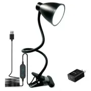 Desk Lamp 3 Color Modes 10 Brightness Dimmer Reading Light 10W 38 LED Clamp