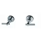 EzyFix Modern Lever Wall Taps Polished Chrome for Lathroom or Laundry