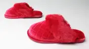 Charter Club Women’s Quilted Hoodback Slippers JL3 Fire Brick Size US:7-8 UK:5-6