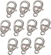 OHPHCALL DIY Jewelry Making Clasps Alloy Lobster Clasps for Bag Necklace Bracelet