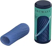 Arcwave Ghost Male Stroker - Male Masturbator with 4 Inch Reversible Sleeve - Multi-Textured Penis Sleeve - Clean Tech Silicone - Reusable & Easy Clean Adult Sex Toy - Blue