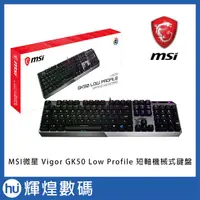 在飛比找蝦皮商城精選優惠-MSI微星 Vigor GK50 Low Profile 電