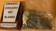 Box of 50 NEW Chicago Lock K38 Key Blanks Cylinder Locks