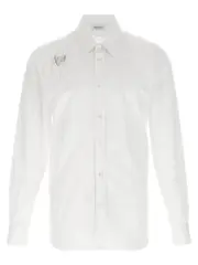 [Mcqueen] Mcqueen-Harness Camicie Bianco-Uomo 41cm White