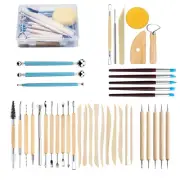 40 Pcs Pottery Tools Clay Set for Modeling Sculpting Carving Set Artist Craft