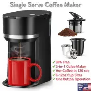 Mini Coffee Maker Fast Brew Auto Shut-Off Automatic Single Serve Coffee Machine