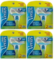 Gillette Venus Extra Smooth Refill Razor Blades, 8 Cartridges