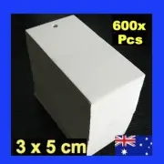 NEW 600 x White Swingtags Swing Tags Garment Price Label Tag Tagging Gun SWT-1
