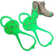 [generic] Ice Spikes - Boot Spikes for Snow and Ice with 5 Tooth - Anti Slip Ice Cleats Spikes for Shoes and Boots, Climbing, Ice Fishing, Hiking
