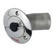 Filler 38mm Fuel 30 Degree S/S Lockable - 1-1/2 inch NPS