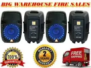 2 Mr Dj PBX1859S 10 Inch 2Way Portable Passive Speaker with LED Accent Lighting